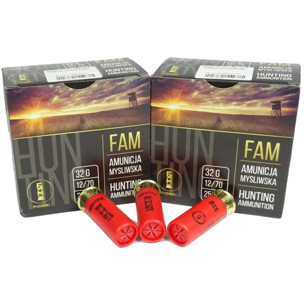 Amunicja Myśliwska kal. 12/70 GW 6-2,50mm 32g Fam